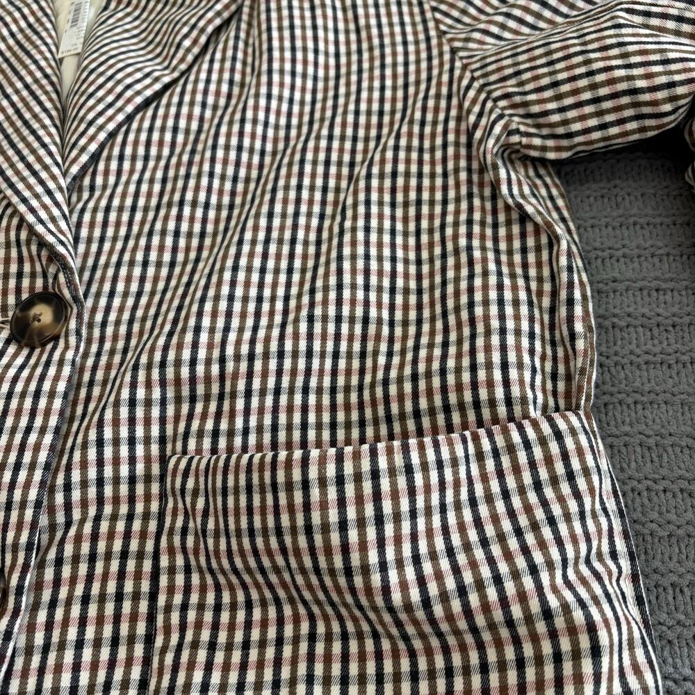 Madewell Padded Jacket Antique Cream Size XXL Double Breasted Academia New - Picture 9 of 12